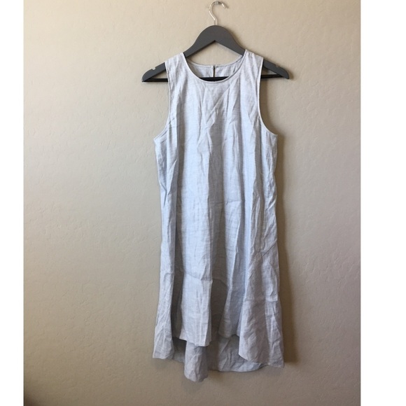 Theory 'Adlerdale' sleeveless linen blend dress - Picture 6 of 9